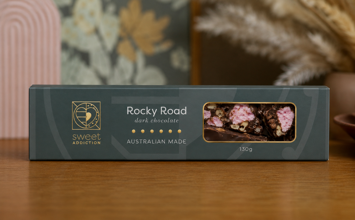 Boxed Dark Chocolate Rocky Road