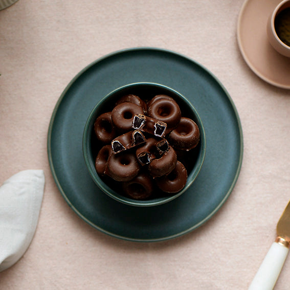 Dark Chocolate Aniseed Rings