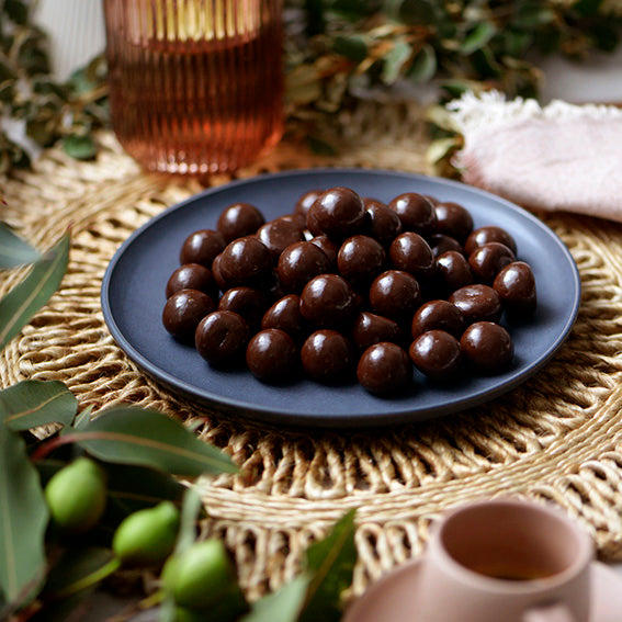Dark Chocolate Raspberries