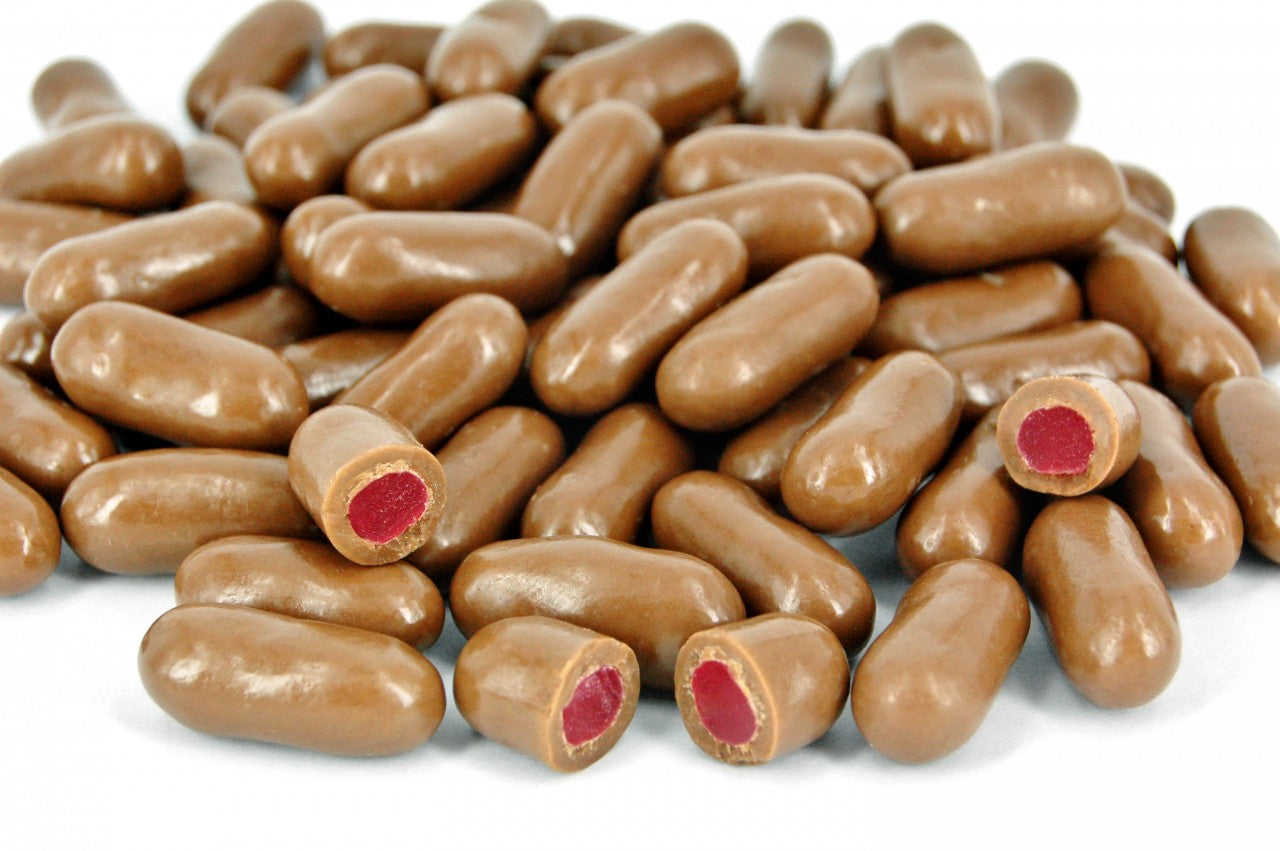 Milk Chocolate Raspberry Bullets