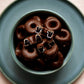 Dark Chocolate Aniseed Rings, Melbourne-made chocolate-coated lolly from Sweet Addiction Confectionery