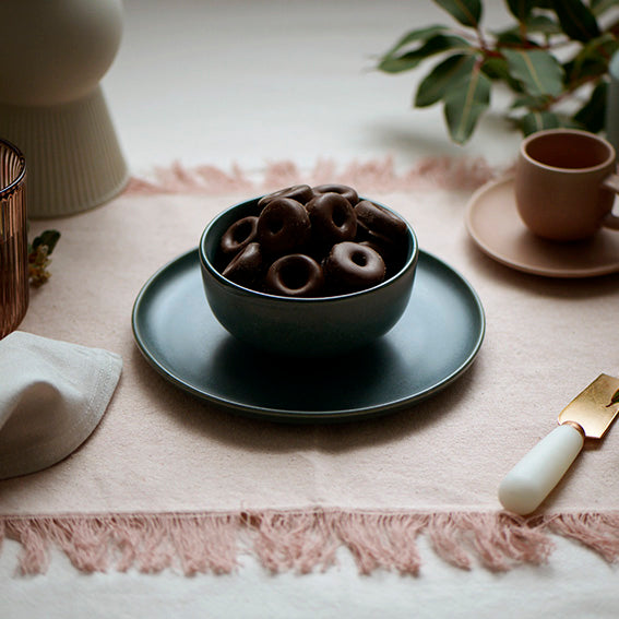 Dark Chocolate Aniseed Rings, Melbourne-made chocolate-coated lolly from Sweet Addiction Confectionery