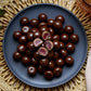 Dark Chocolate Raspberries, Melbourne-made chocolate-coated raspberry lollies from Sweet Addiction Confectionery