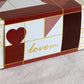 I Love You gift box sleeve, free occasion wrap included with a Sweet Addiction Confectionery gift box