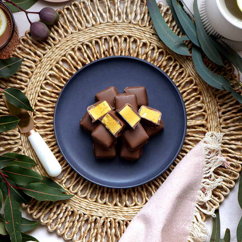 Milk Chocolate Honeycomb, gluten free, Melbourne-made chocolate confectionery from Sweet Addiction Confectionery