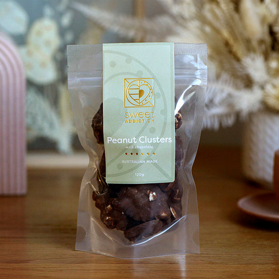 Milk Chocolate Peanut Clusters, made in Melbourne, Australia