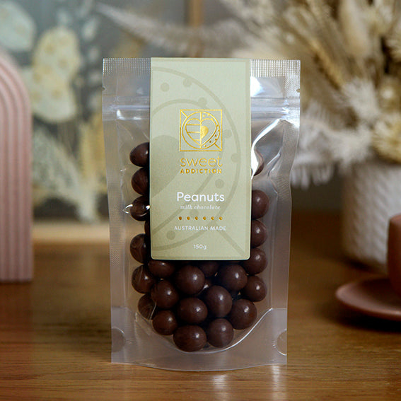Milk Chocolate Peanuts, made in Melbourne, Australia