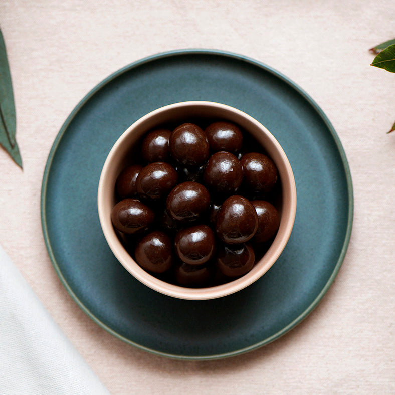 VEGAN Dark Chocolate Macadamias, Melbourne-made vegan chocolate confectionery from Sweet Addiction Confectionery