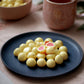White Chocolate Raspberries, Melbourne-made chocolate-coated raspberry lollies from Sweet Addiction Confectionery