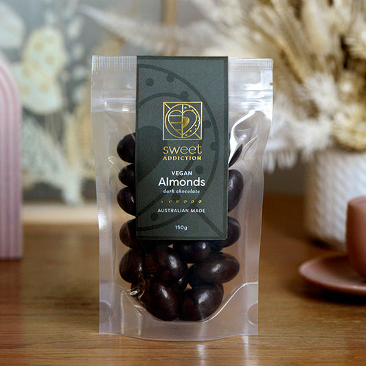 VEGAN Dark Chocolate Almonds